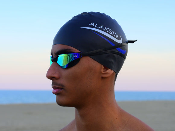 Bonnet de natation spécial compétition MOULDED SPEED - Noir