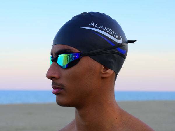 Bonnet de natation spécial compétition MOULDED SPEED - Noir