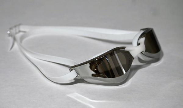 Lunettes de natation LYNXA SPEED 1 - Blanc argent