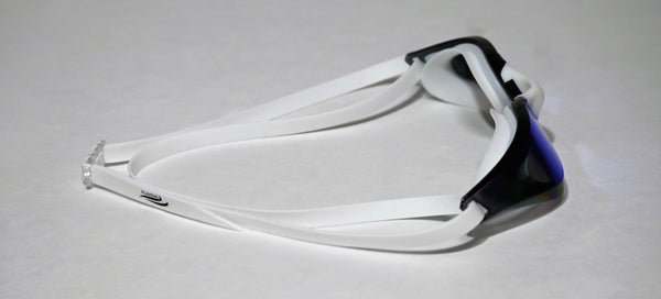 Lunettes de natation LYNXA SPEED 1 - Blanc bleu