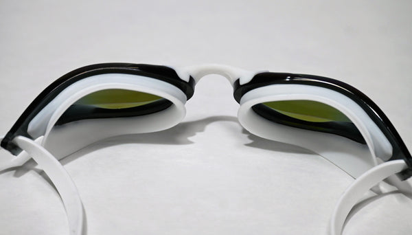 Lunettes de natation LYNXA SPEED 1 - Blanc bleu